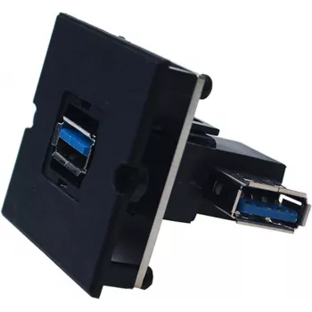Bachmann 917.122 — USB A — USB 3.2 Gen 1 (3.1 Gen 1) — melns