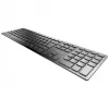 Bezvadu tastatūra Cherry KW 9100 plāns Portugal Melns — 2,4 GHz un Bluetooth, portugāļu QWERTY izkārtojums