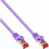 InLine komutācijas kabelis S/FTP PiMF Cat.6 250MHz PVC varš violets 15m