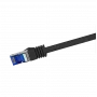 LogiLink C6A023S tīkla kabelis melns 0,5 m Cat6a S/FTP (S-STP)