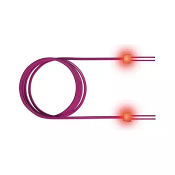 ZVK GmbH EasyLan FO LED Patch Cord Premium, Duplex - ielāpu vads - LC vairākmodu (M) uz LC vairākmodu (M) - 2 m - optiskā šķiedra - Duplex - 50/125 mikrometrs - OM4 - viršu violeta, R