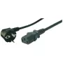 LogiLink strāvas kabelis - IEC 60320 C13 uz CEE 7/7 (M)