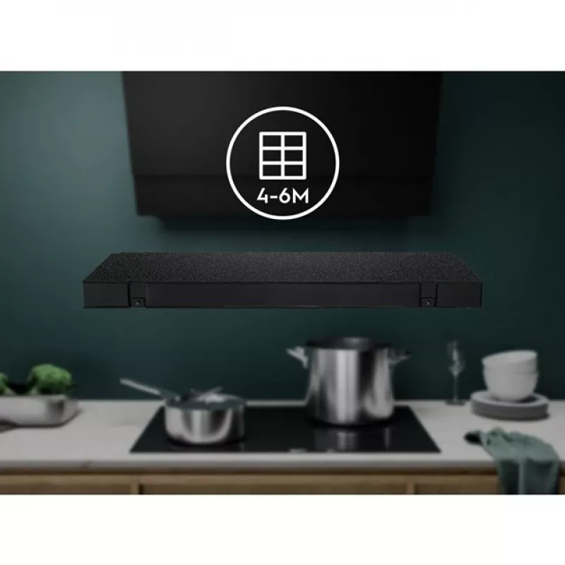 Tvaika nosūcēja filtrs Electrolux MCFE18ST, ogles filtrs, 372×112×73 mm, saderīgs ar AEG