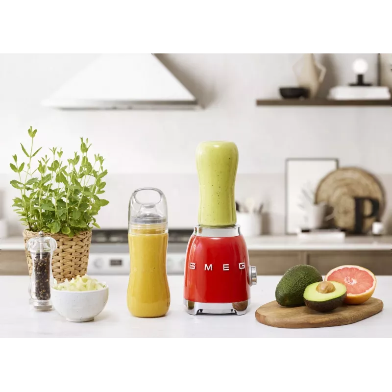 Blenderis Smeg PBF01RDEU, nerūsējošais tērauds, sarkans