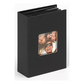 Fotoalbums Walther Minimax slip-in Fun Melns 100 loksnēm 10 x 15