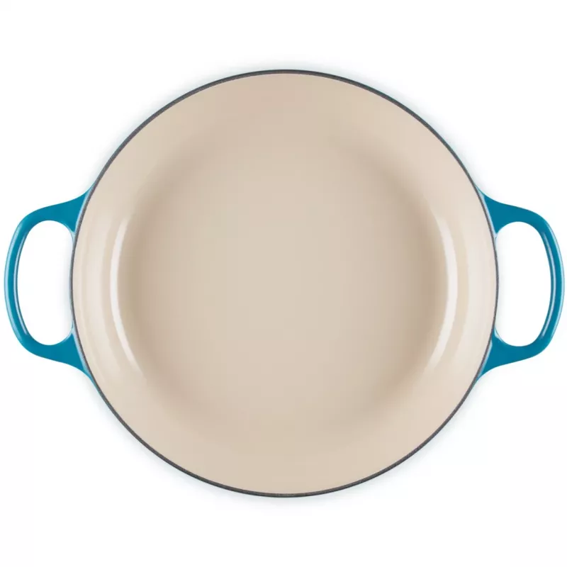 Le Creuset Signature Seklā kastrolis apaļš 30 cm Deep Teal (21180306422430)