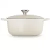 Le Creuset Signature cepamais trauks apaļš 22 cm Meringue krēmkrāsā (21177227164430)