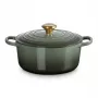 Le Creuset Signature cepeštrauks apaļš 24 cm timiāna zaļš