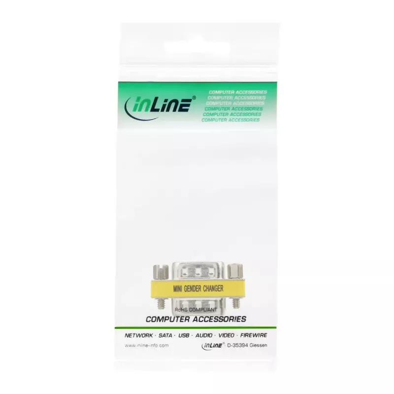 InLine adapteris DB15 HD VGA S-VGA vīr.-vīr.