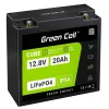 UPS baterija zaļa Cell GC-LFPGC12V20AH litija dzelzs fosfāts 12,8 V 20 Ah, 256 Wh, 185x80x170 mm, 3 kg