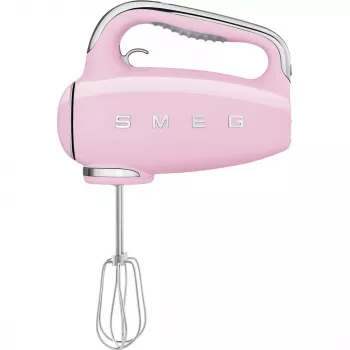 Smeg HMF01PKEU rokas mikseris 50. gadu retro dizainā, rozā krāsā