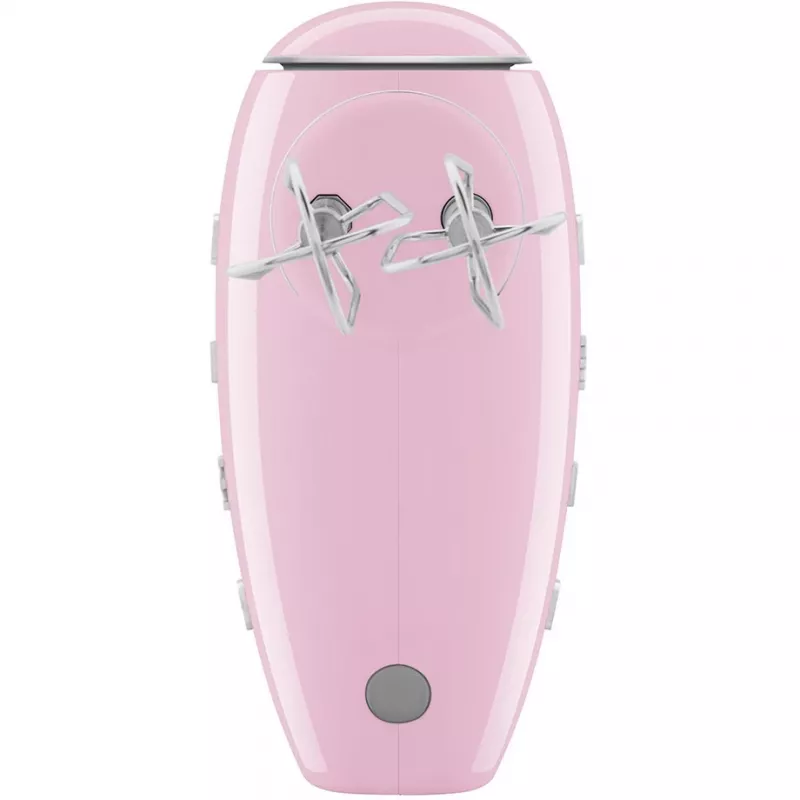 Smeg HMF01PKEU rokas mikseris 50. gadu retro dizainā, rozā krāsā