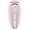 Smeg HMF01PKEU rokas mikseris 50. gadu retro dizainā, rozā krāsā