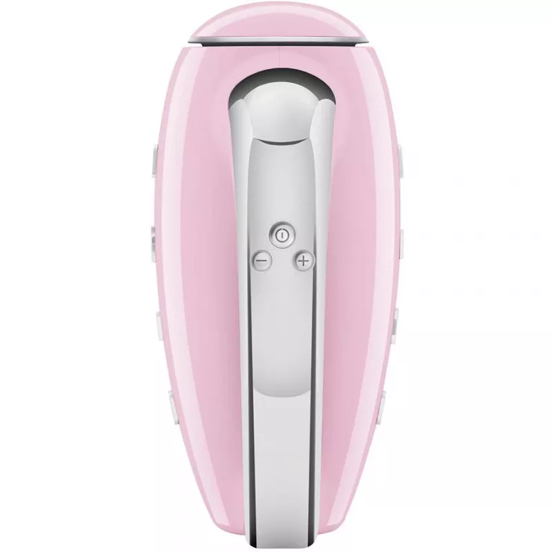 Smeg HMF01PKEU rokas mikseris 50. gadu retro dizainā, rozā krāsā