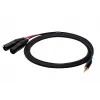 SSQ kabelis ar 3,5 mm stereo ligzdu uz 2x XLR vīrišķo MIXLR3 — 3 m audio kabelis