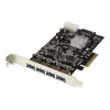 StarTech.com 3m QSFP+ sadales kabelis - QSFP+ uz 4x SFP+