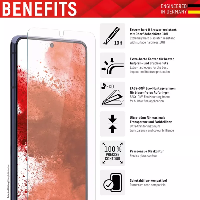 Displex ekrāna aizsargs Samsung Galaxy A14 5G, izturīgs pret skrāpējumiem