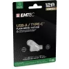 USB zibatmiņa Emtec 128GB USB Type-A USB Type-C D280