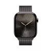 Smartwatch Apple Watch Series 10 GPS + Cellular 46mm Slate titāna korpuss ar Slate Milanese Loop - S/M
