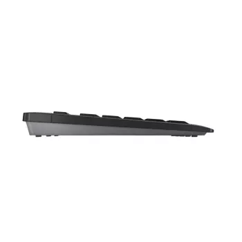 Bezvadu tastatūra CHERRY STREAM tastatūra WIRELESS QWERTY Melns