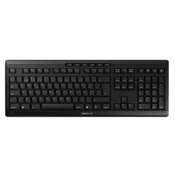 Bezvadu tastatūra CHERRY STREAM tastatūra WIRELESS QWERTY Melns