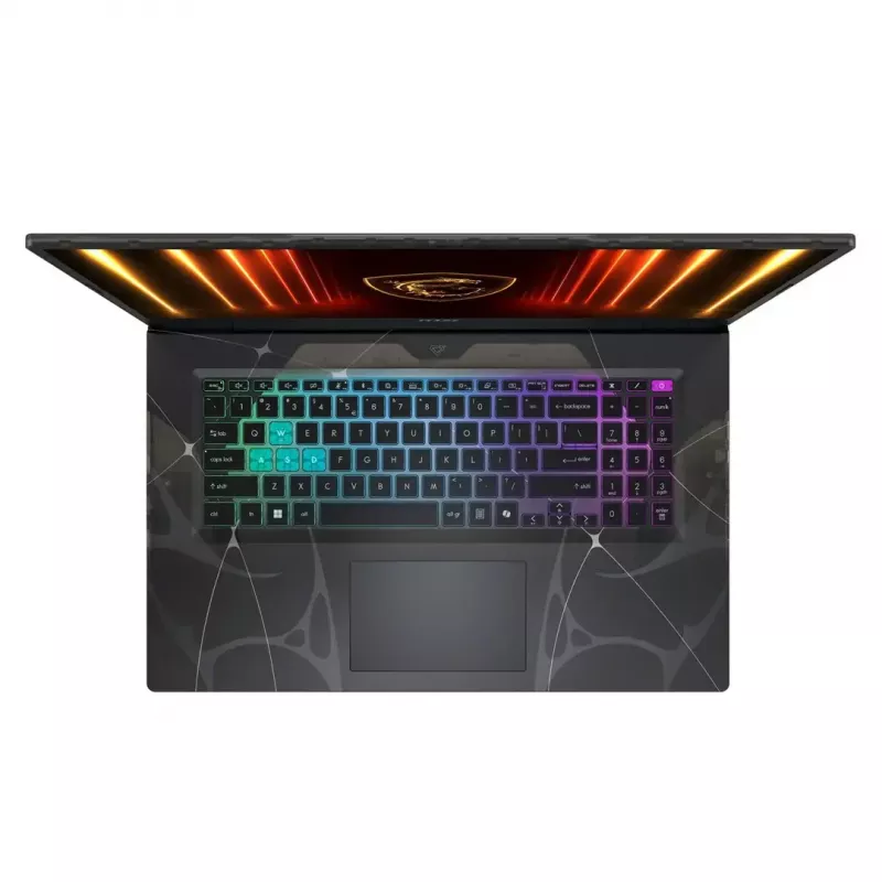 Klēpjdators MSI Cyborg 15 B13WGKG-630XPL — 15,6 collu FHD 144Hz, Intel i7-13620H, 16GB DDR5, 1TB NVMe, NVIDIA RTX 5070 8GB, caurspīdīgi melns, bez OS