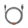 USB-A uz Lightning kabelis native union Belt kabelis XL 3 m Melns Balts