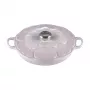 Le Creuset gourmet professional katls, zieds, 26 cm, gliemeņrozā