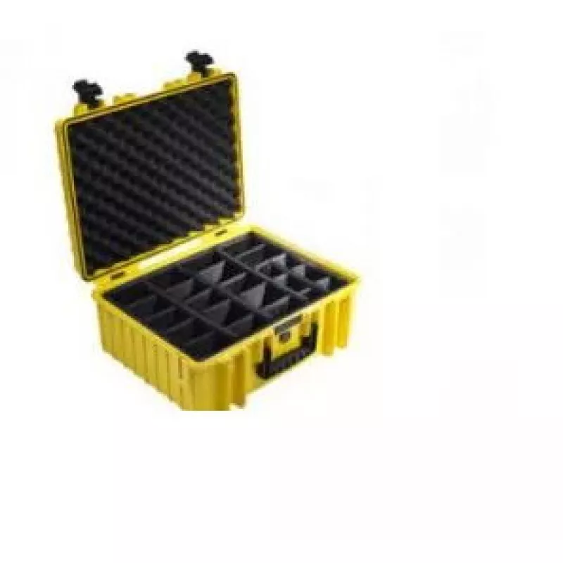 B&W Cases Type 6000 portfelis dzeltens putuplasts 3.95 kg