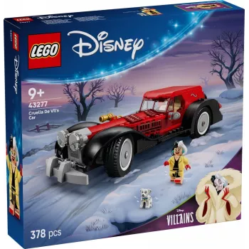 LEGO komplekts Cruella De Vil's Car 43277 – kolekcionējams būvēšanas komplekts