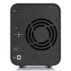 TerraMaster D5 HYBRID Diska Bloks Galddatora Melns 5 Diski HDD SSD