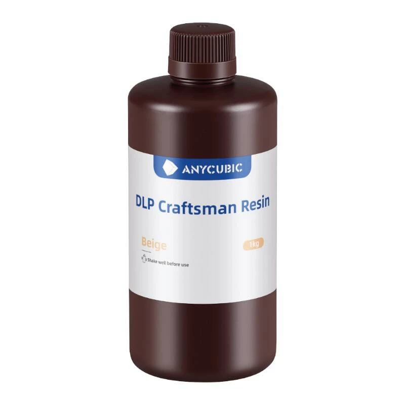 DLP sveķi AnyCubic SDHLBG-104C bēšā krāsā 1 kg SLA/DLP 3D printeriem
