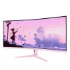 Izliekts datora monitors Arozzi Nova 34 collas (86,4 cm) 3440×1440 21:9 LED 1 ms Rozā