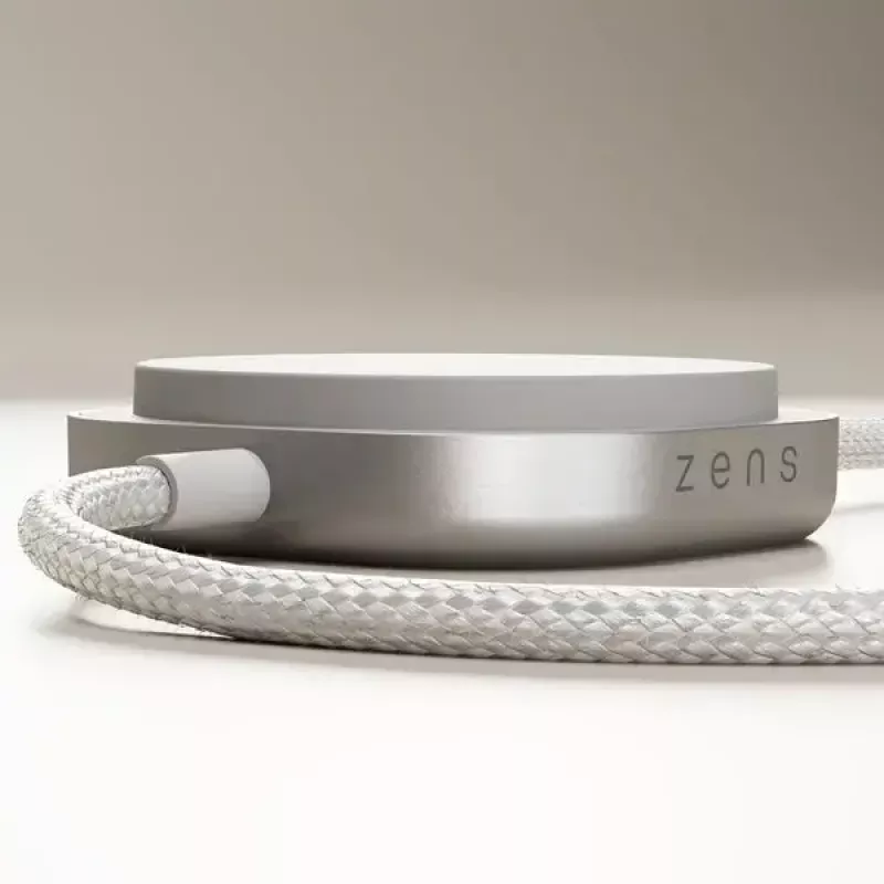 USB C-C kabelis Zens Pro 2 — USB‑C uz USB‑C, balts