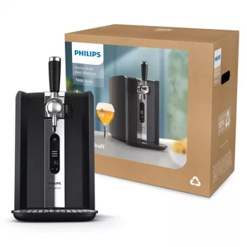 Alus izliešanas sistēma Philips HD3770/90 PerfectDraft, melna, saderīgas 6L mucas