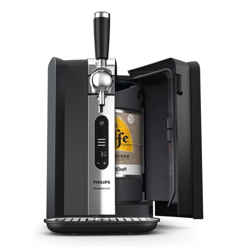 Alus izliešanas sistēma Philips HD3770/90 PerfectDraft, melna, saderīgas 6L mucas