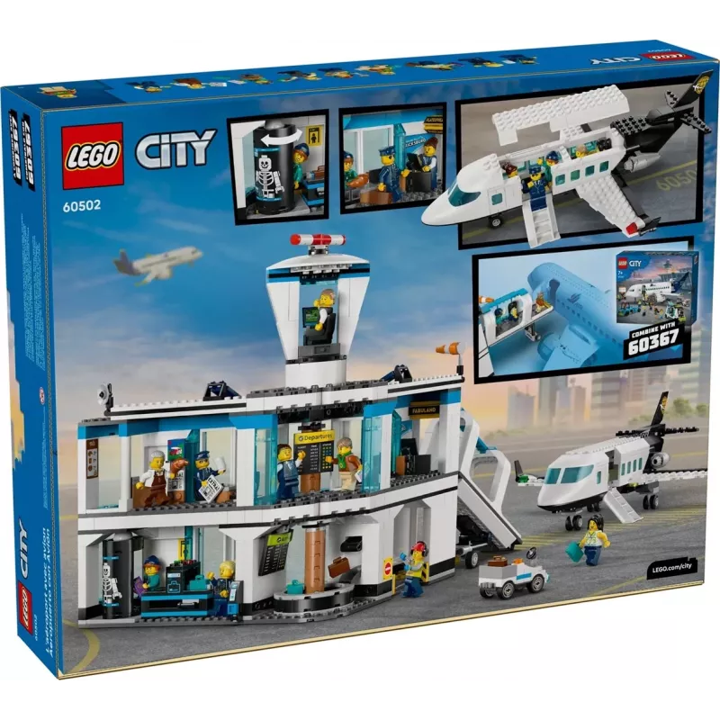 LEGO CITY 60502 Lidosta ar lidmašīnu