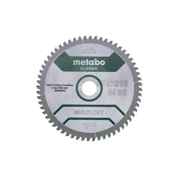Apļveida zāģa asmens Metabo 628066000 21,6 cm