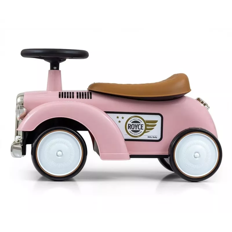 Bērnu līdzsvara velosipēds milly mally Royce Pink — modelis 5474, viegls bērnu skriešanas velosipēds