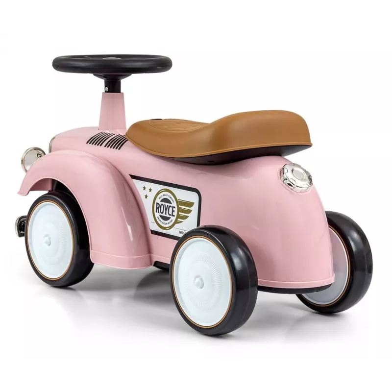 Bērnu līdzsvara velosipēds milly mally Royce Pink — modelis 5474, viegls bērnu skriešanas velosipēds