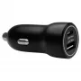 d bramante re-charge — USB-C 30W + USB-A 18W, 12–24V, melns