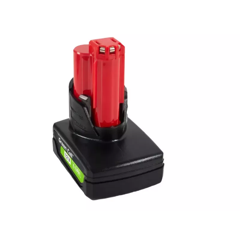 Bezvadu instrumenta akumulators Green Cell PTML12V6 12V Li-Ion 6 Ah, izmēri 6,6×9×11,1 cm