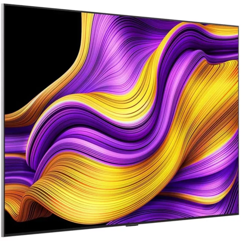 OLED77G57LW evo TV, OLED televizors 194,7 cm (77 collas), sudraba/melns, UltraHD/4K, trīskāršs uztvērējs, HDR, 120 Hz panelis