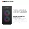 OMEN galddators spēlēm GT16-1173ng - AMD Ryzen 7 9800X3D, 64GB RAM, 2TB SSD, Radeon 9700 XT 16G, Windows 11 Home