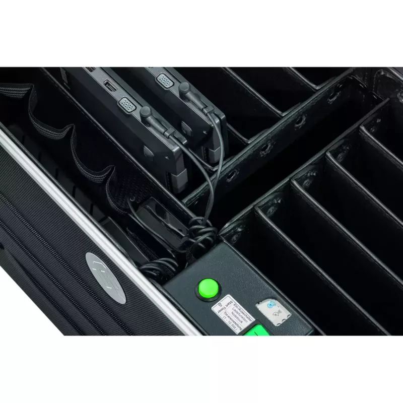 Multivides ratiņi Parat Case N10 Melns