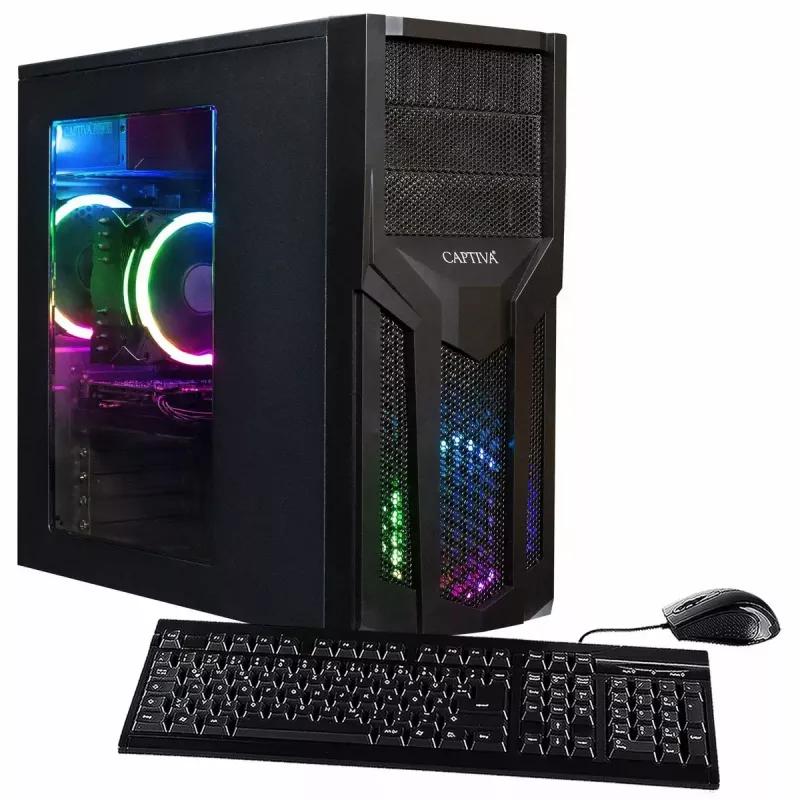 Desktop dators CAPTIVA Power Starter R80-018 AMD Ryzen 7 16 GB 1 TB SSD AMD Radeon Windows