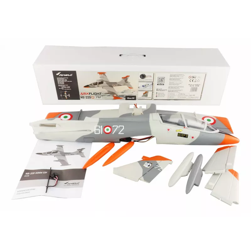 RC lidmašīna Amewi MB-339 ar elektrisko dzinēju, Ieteicamais vecums 14+, Svars 0,5 kg