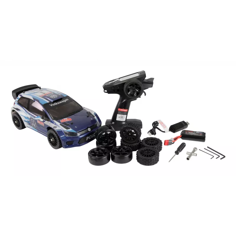 Amewi Polo R WRC, rallija auto, 1:14, 14 gadi, 2000 mAh, 1,33 kg