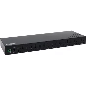 USB centrmezgls Exsys EX-12276HMS — 16 portu USB 3.2 Gen 2 centrmezgls ar 16 USB-C pieslēgvietām