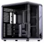 PC korpuss Jonsplus BO400CG Midi-Tower ATX ar rūdīta stikla sānu paneli, tumši pelēks